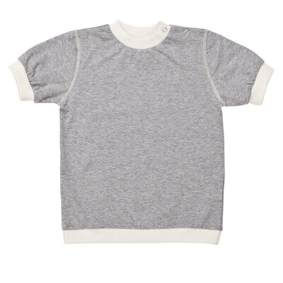 Baby T-Shirt Short Sleeve Grey - Nipparel Baby T-Shirt Short Sleeve Grey - Nipparel