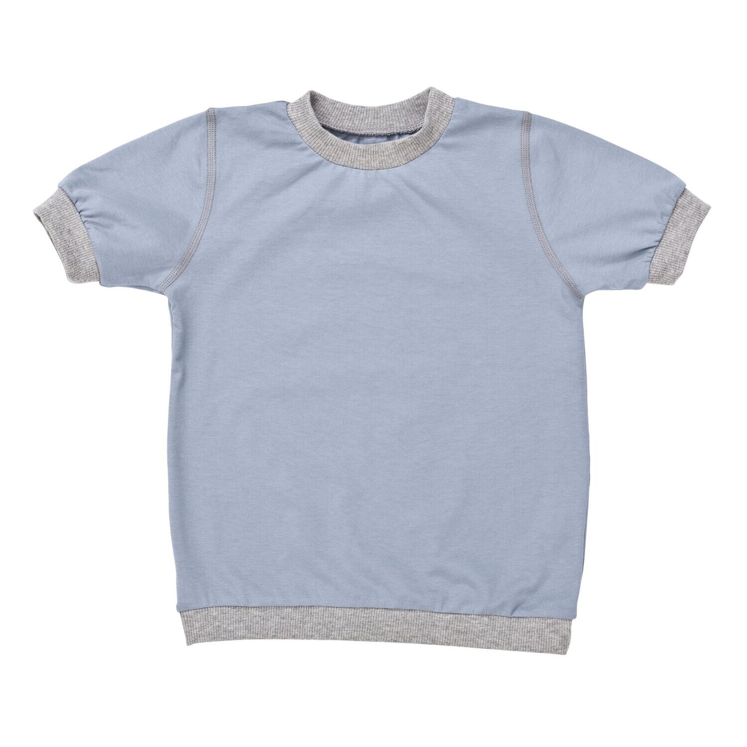 Kids T-Shirt Short Sleeve Blue - Nipparel