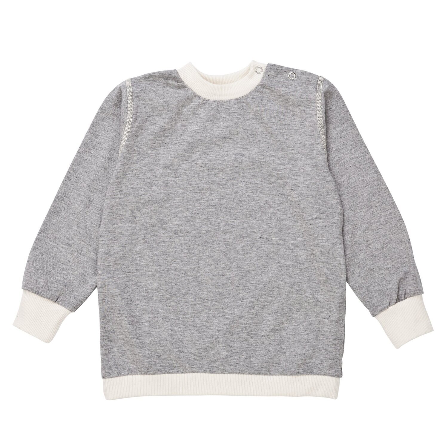 Baby T-Shirt Long Sleeve Grey - Nipparel