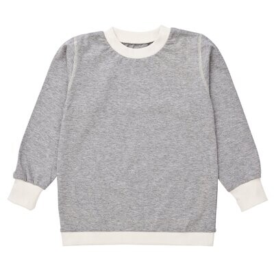 Kids T-Shirt Long Sleeve Grey - Nipparel