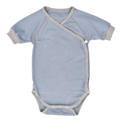 Baby Wrap Short Sleeve Blue - Nipparel Baby Wrap Short Sleeve Blue - Nipparel