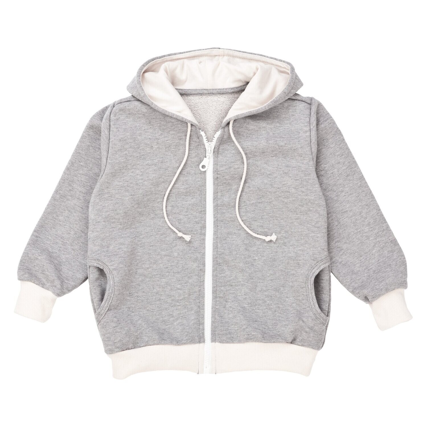 Kids Hoodie Jacket Grey - Nipparel