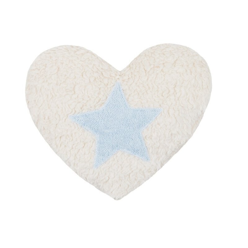 Cherry Pit Heat Cushion Heart Blue Star - Efie
