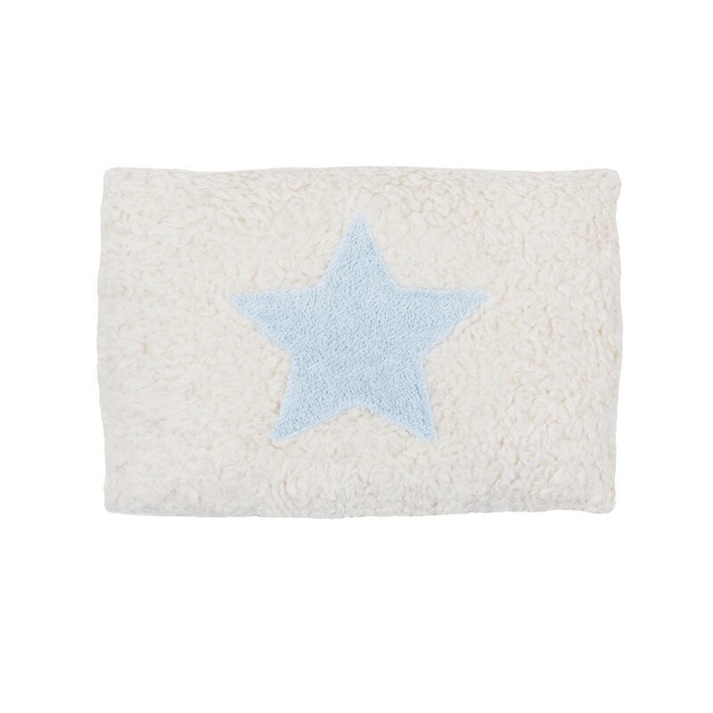 Cushion White Star Blue - Efie