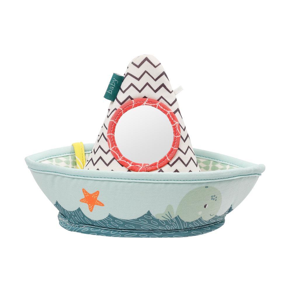 Badeboot mit Fingerpuppe Krokodil - Fehn