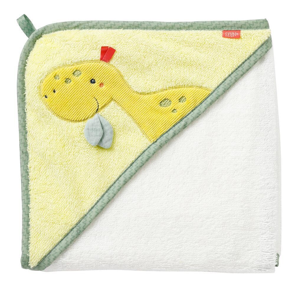 Hooded bath towel Dino - Fehn
