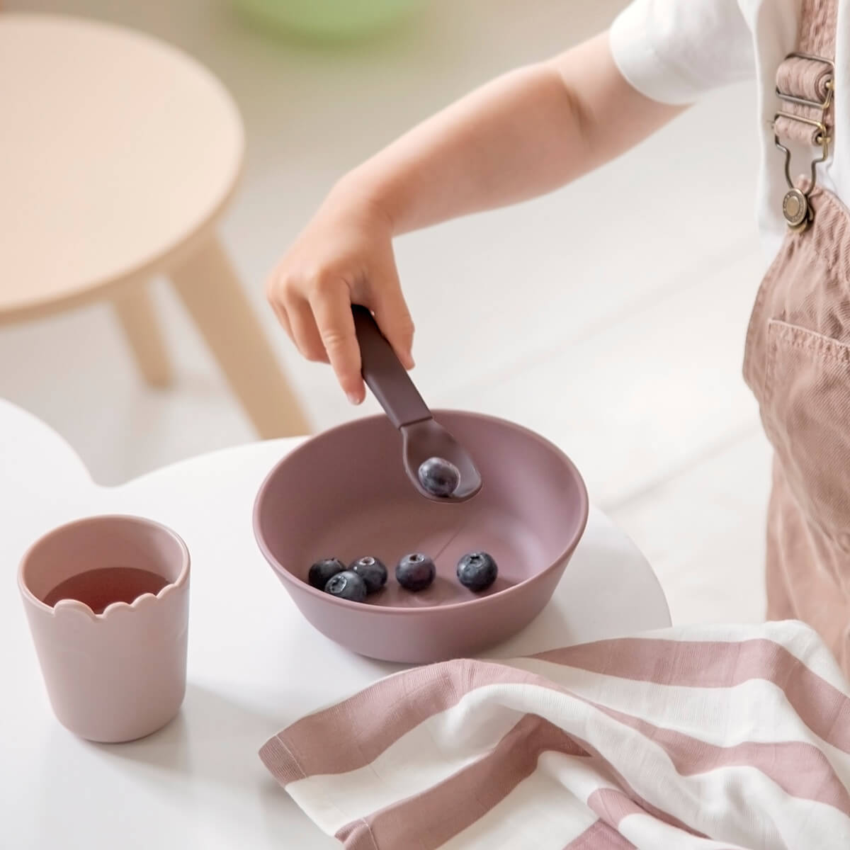 Geschirr-Set Erste Mahlzeit Rosa - Done by Deer