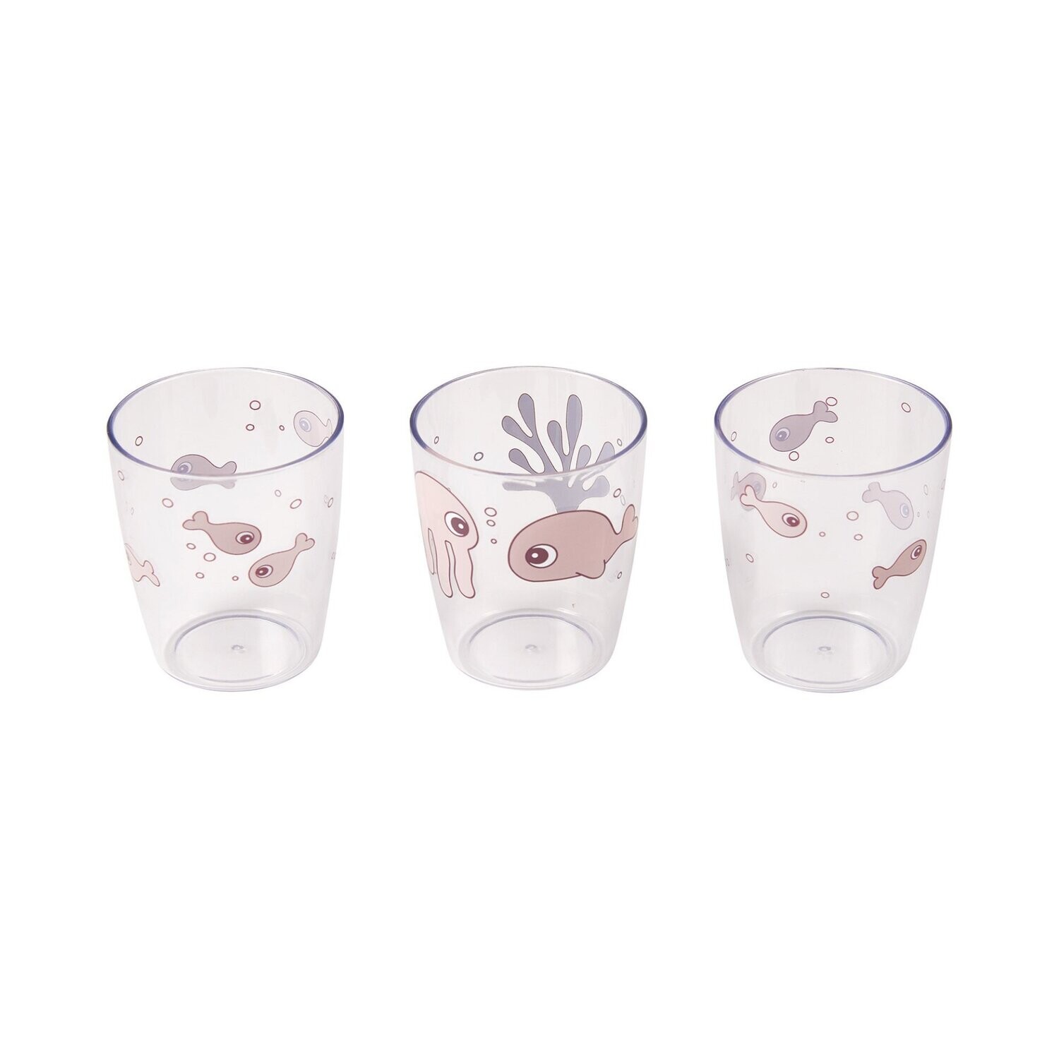 Sea Friends Cups Set of 3 Pink - Done by Deer
