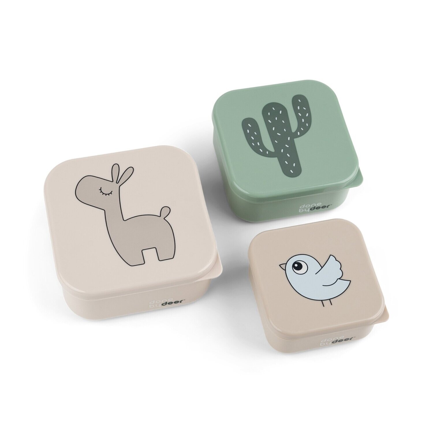 Snack Box 3-Set Lama Beige - Done by Deer
