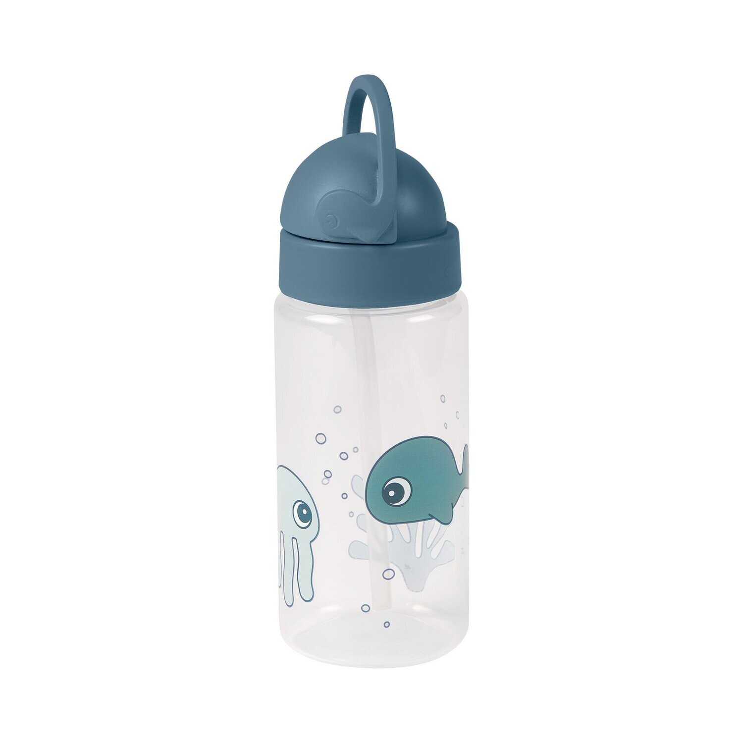 Straw Bottle Sea Friends Blue - Done by Deer