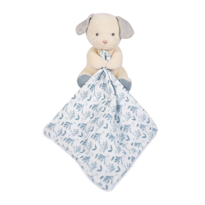 Organic Dog with Cuddle Cloth Blue - Doudou