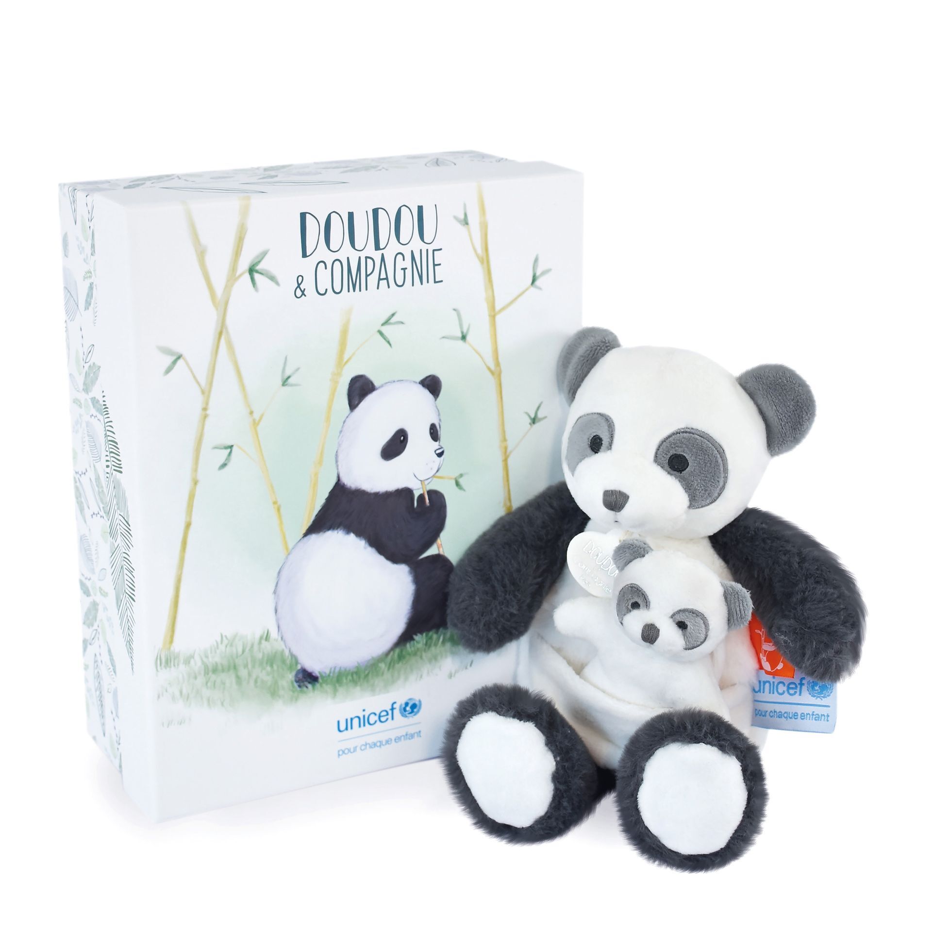 Panda Mama & Kind Unicef - Doudou