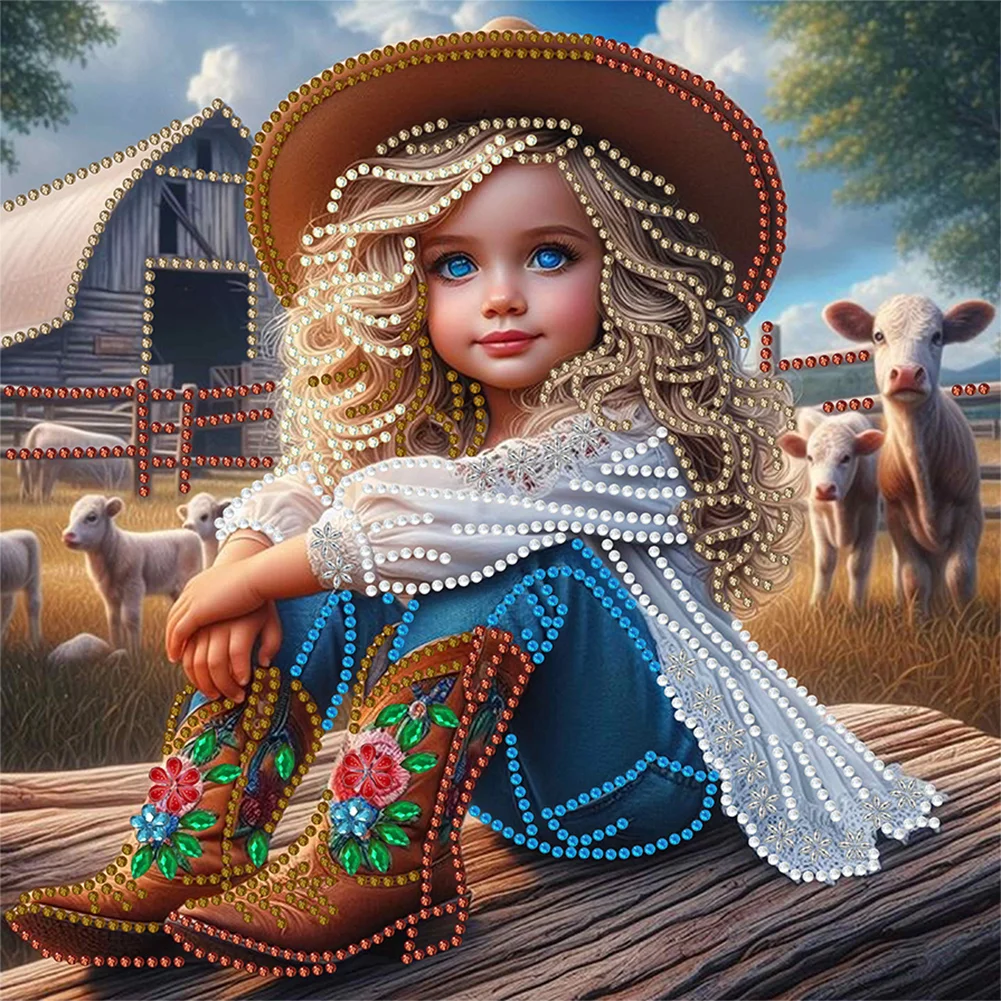 Cute Girl - Special Diamond Painting