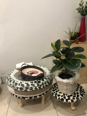 Bella’s 4in1 Cheeky-Tah  Faux Print Finish Table Set