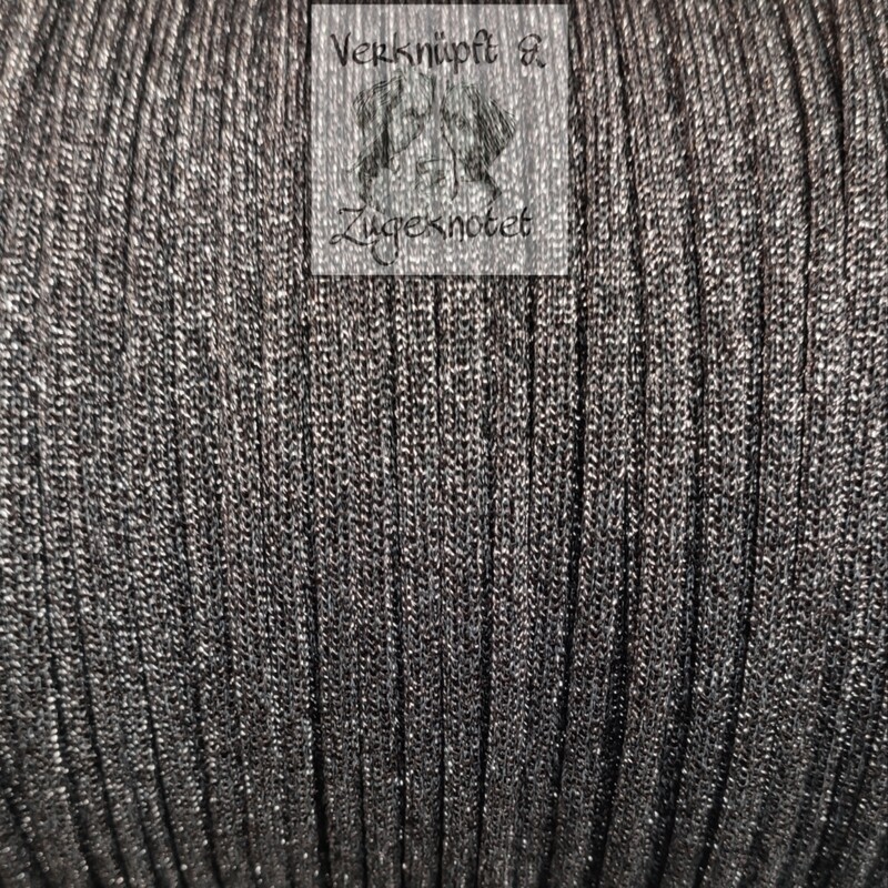 Dekoschnur Metallic zink