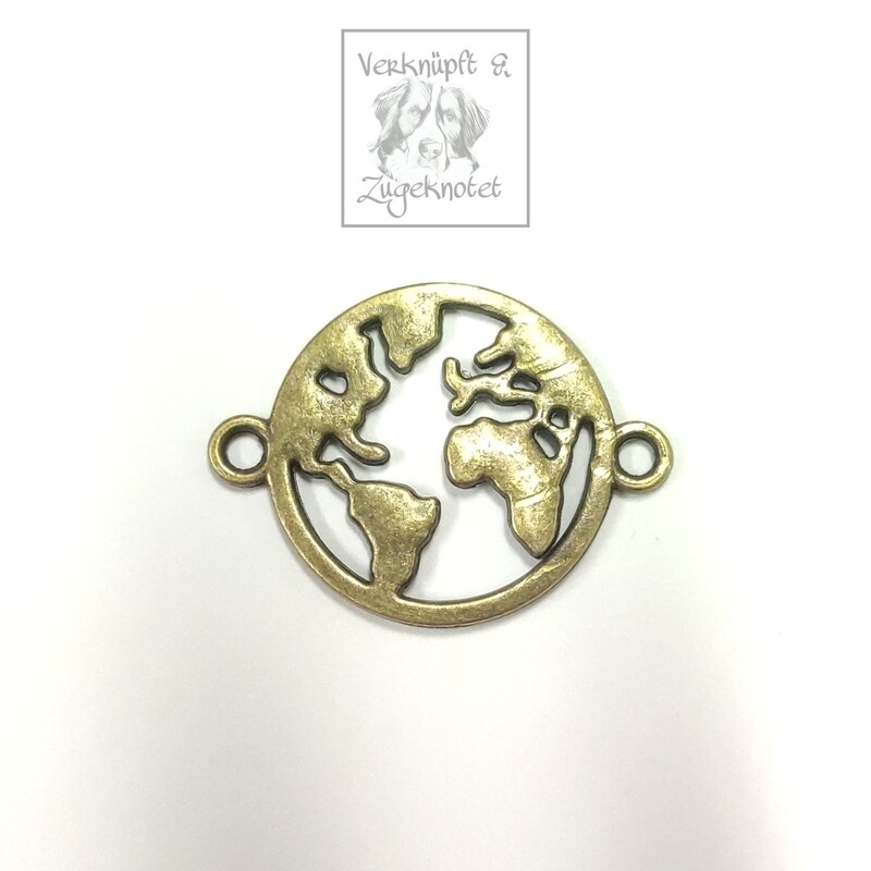 Verbinder Welt antikgold