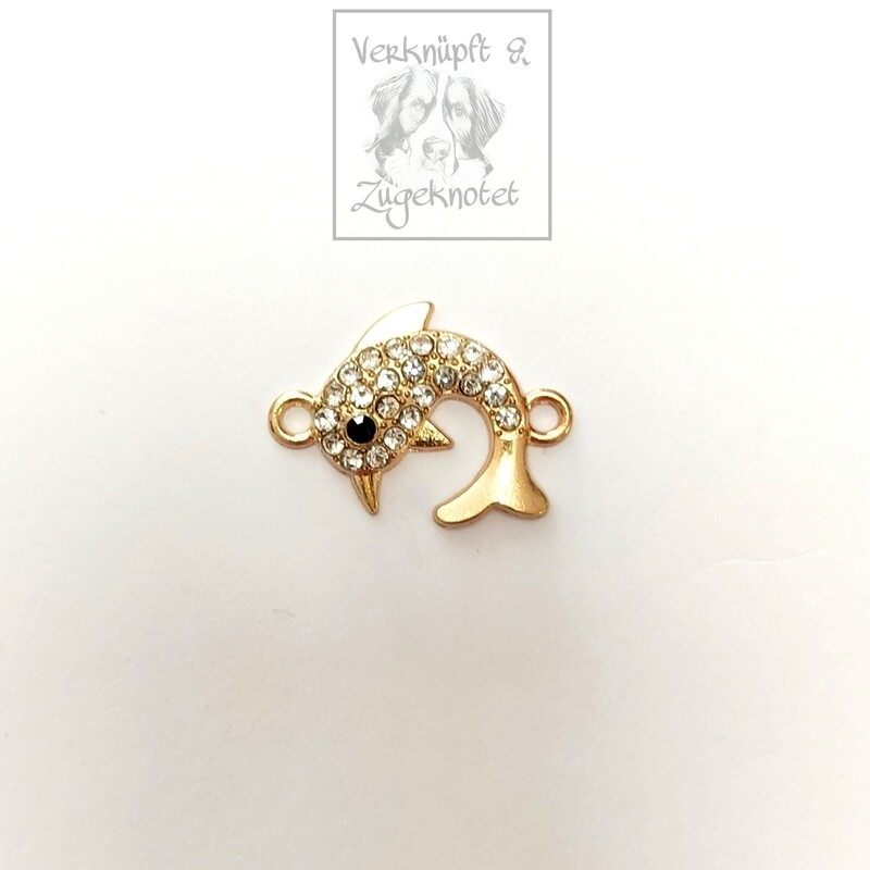 Verbinder Delfin gold