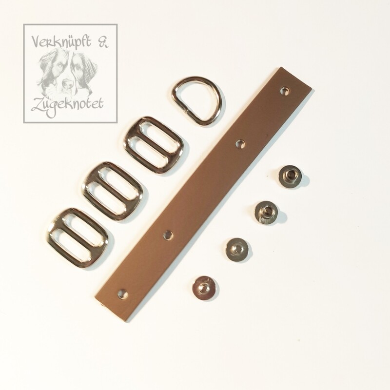 Gurtband - Zugstop Set  in verschiedenen Farben 16 mm