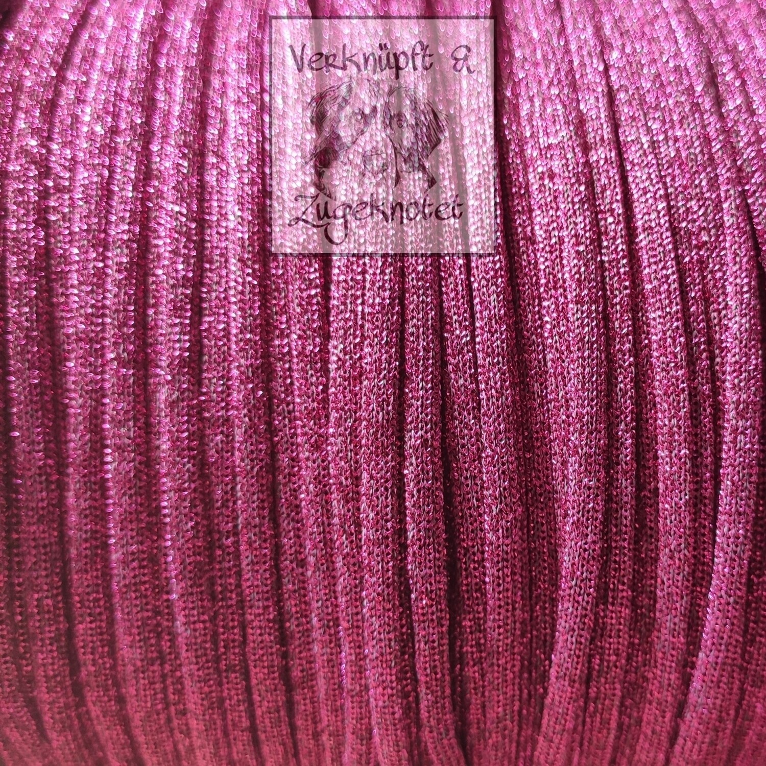 Dekoschnur Metallic Fuchsia