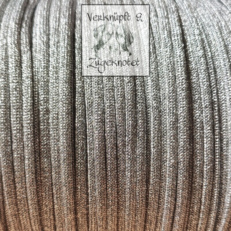 Dekoschnur Metallic Silver