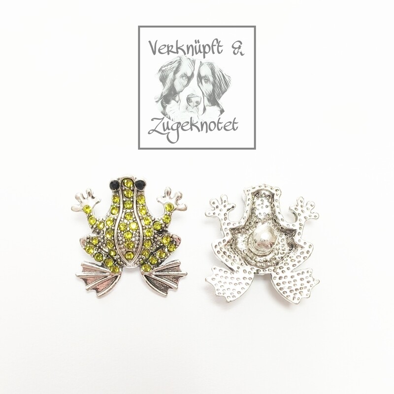 Druckknopf Frosch