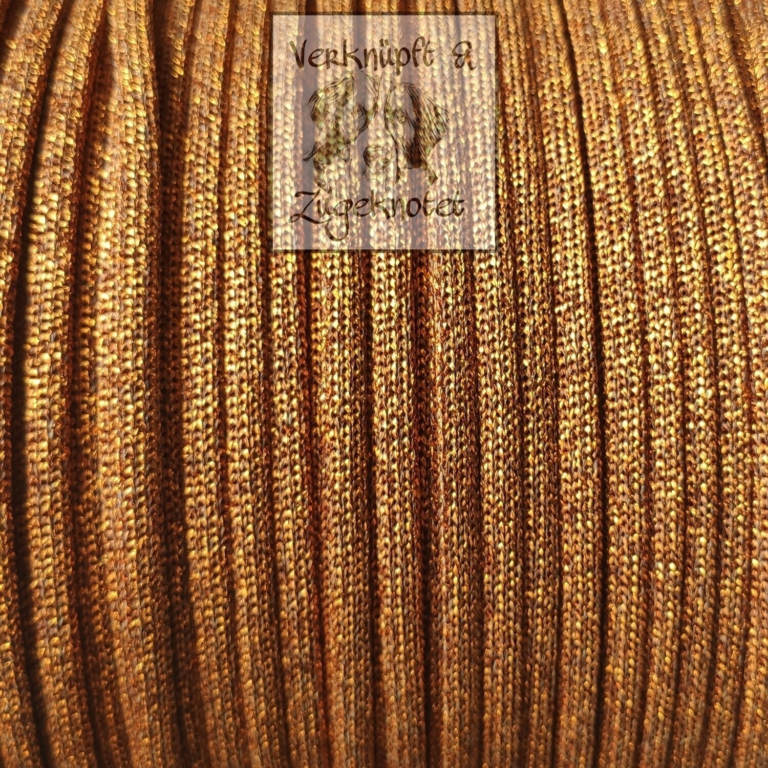 Dekoschnur Metallic orange