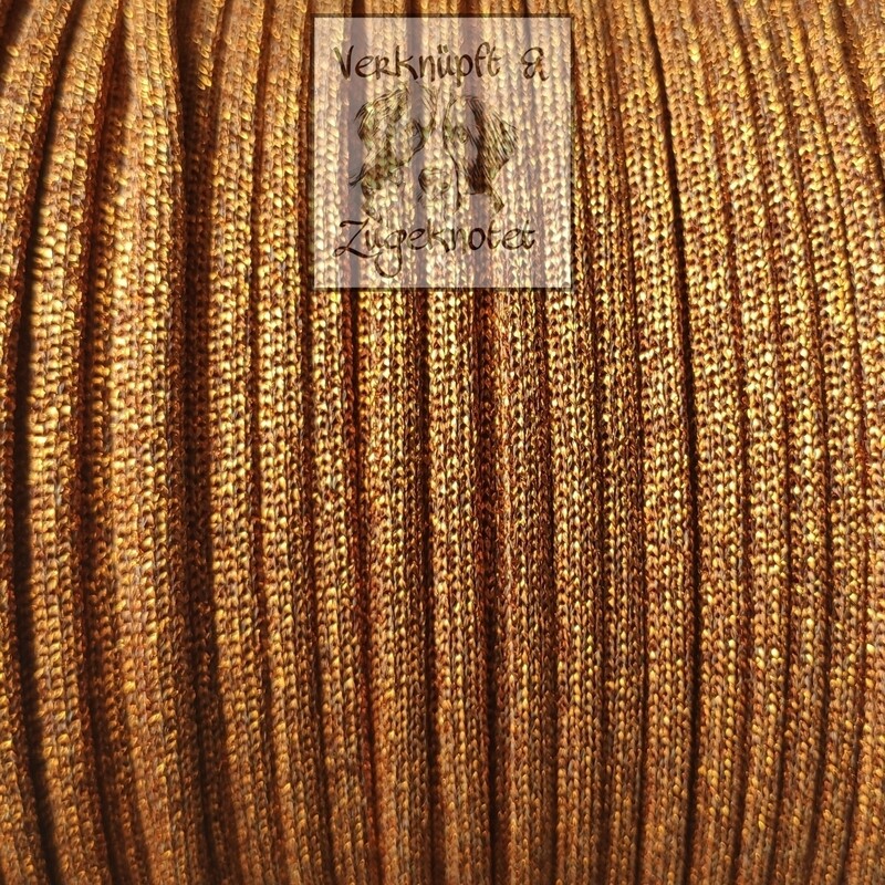 Dekoschnur Metallic orange