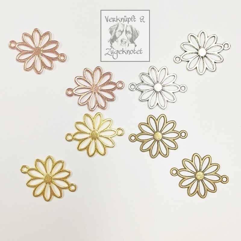 Verbinder Blumen in vier Farben