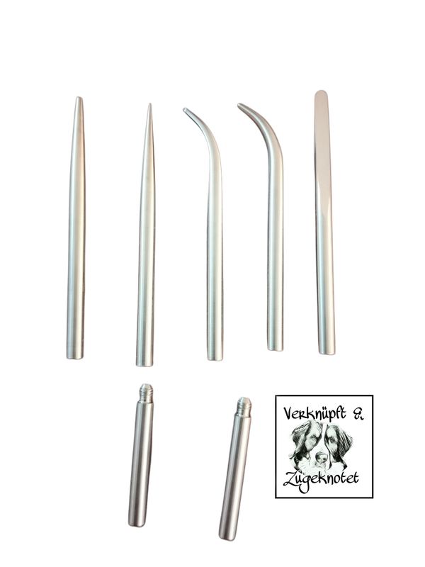 Original HACKL Paracord- Nadeln aus Edelstahl mit zwei Verlängerungen
