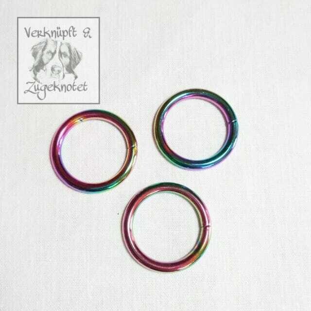 O-Ringe regenbogen in verschiedenen Größen