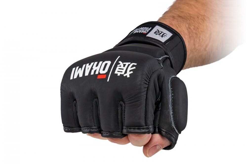 okami fightgear Hi-Pro MMA Training Gloves Noir