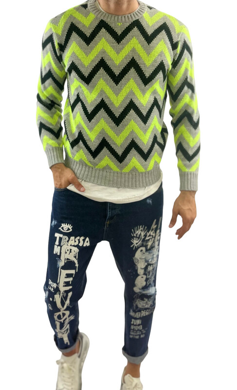MAGLIONE MULTICOLOR