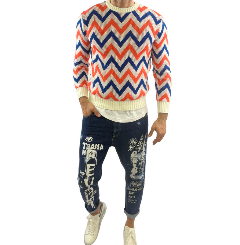 MAGLIONE MULTICOLOR