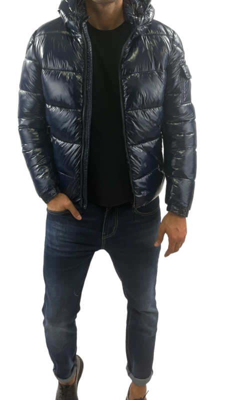 PIUMINO LUCIDO BLU