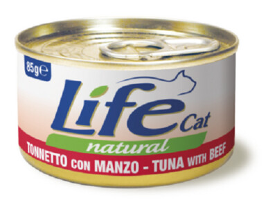 Life Cat Filetti di Tonnetto con Manzo