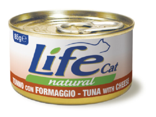Life Cat Tonno con Formaggio Alimento umido per gatti 85 g