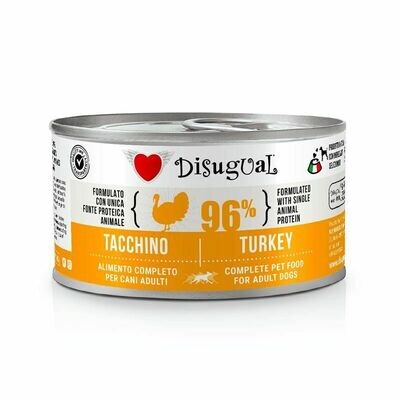 Disugual Patè Monoproteico Tacchino Umido per cani 150 g