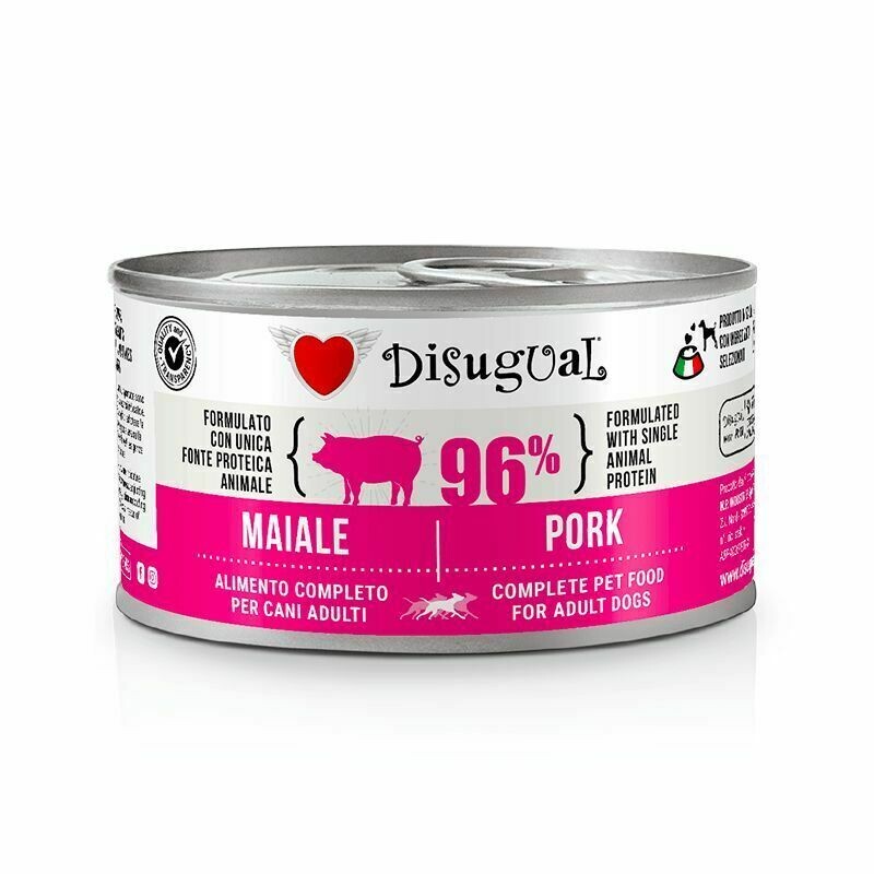 Disugual Patè Monoproteico Maiale Umido per cani 150 g