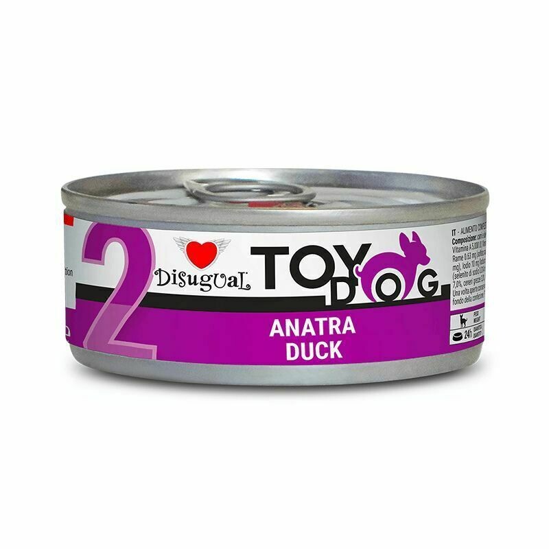 ​Disugual Toy Dog2 Anatra Umido per cani 85g