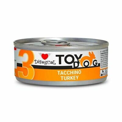 ​Disugual Toy Dog3 Tacchino Alimento Umido per cani 85 g