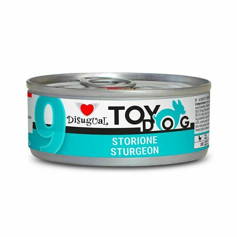 ​Disugual Toy Dog9 Storione Umido per cani 85 g