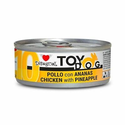 ​Disugual Toy Dog10 Fruit Pollo con Ananas Umido per cani 85g