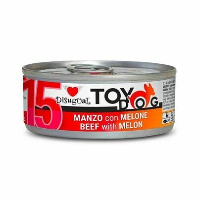 ​Disugual Toy Dog15 Fruit Manzo con Melone Umido per cani 85g