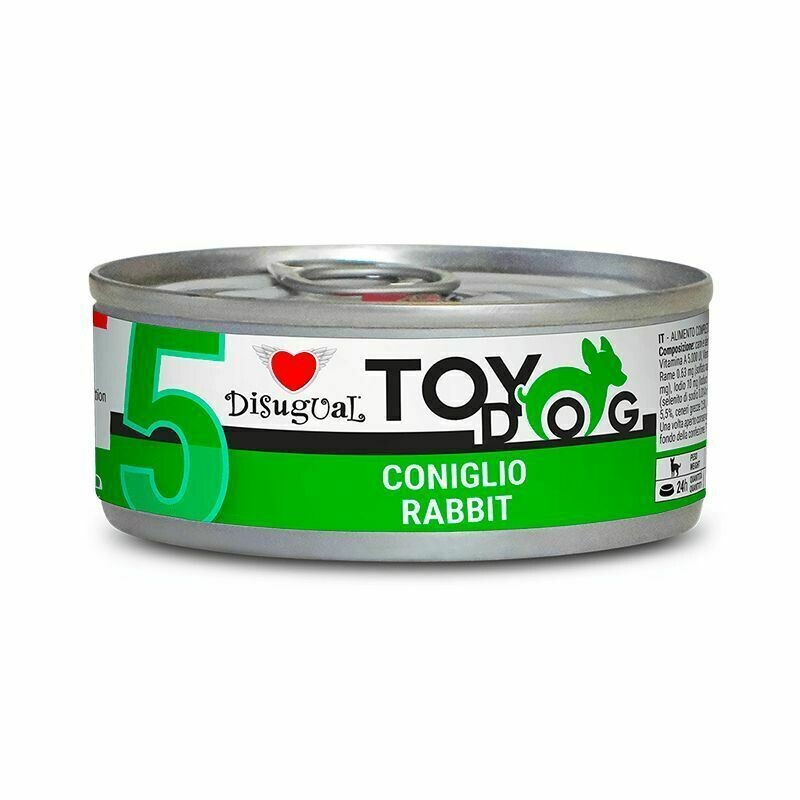 Disugual Toy Dog5 Coniglio Umido per cani 85g