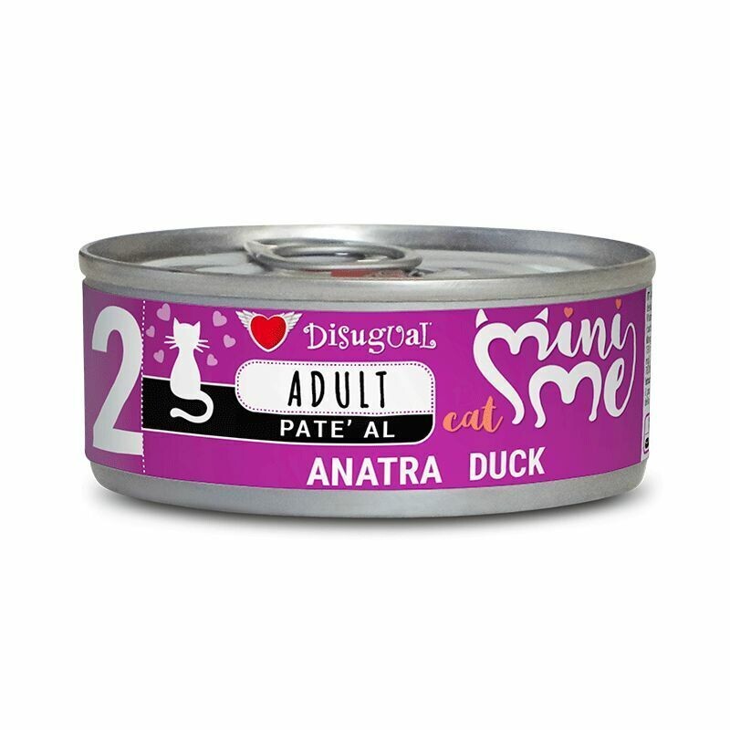 Disugual MiniMe2-Anatra Alimento umido per gatti 85 g