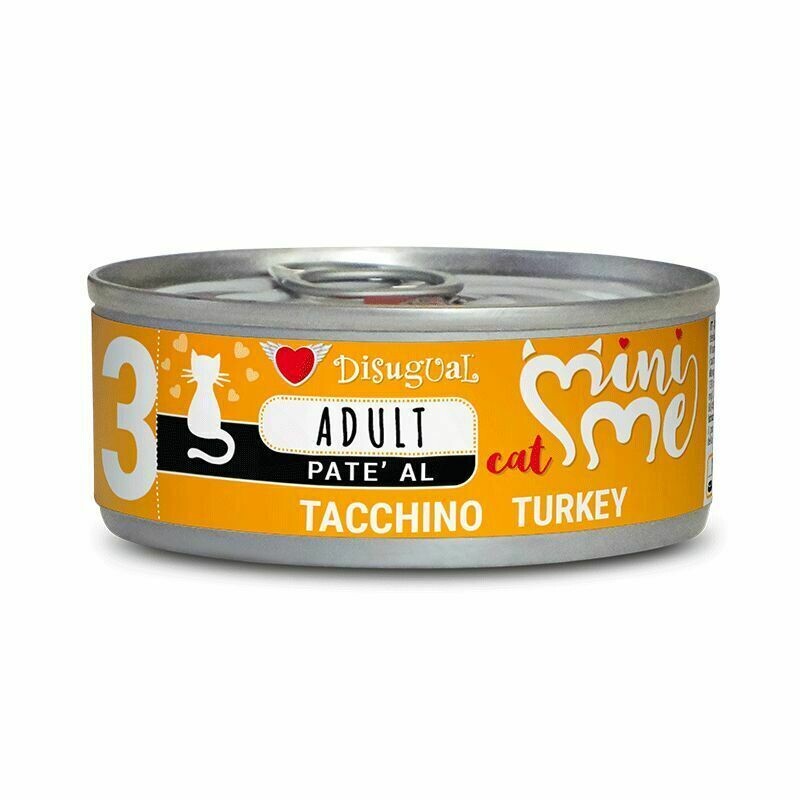 ​Disugual MiniMe3 Tacchino Umido per gatti 85g