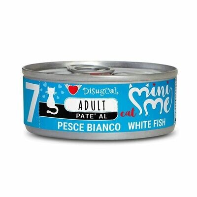 ​Disugual MiniMe7 Pesce Bianco Umido per gatti 85 g