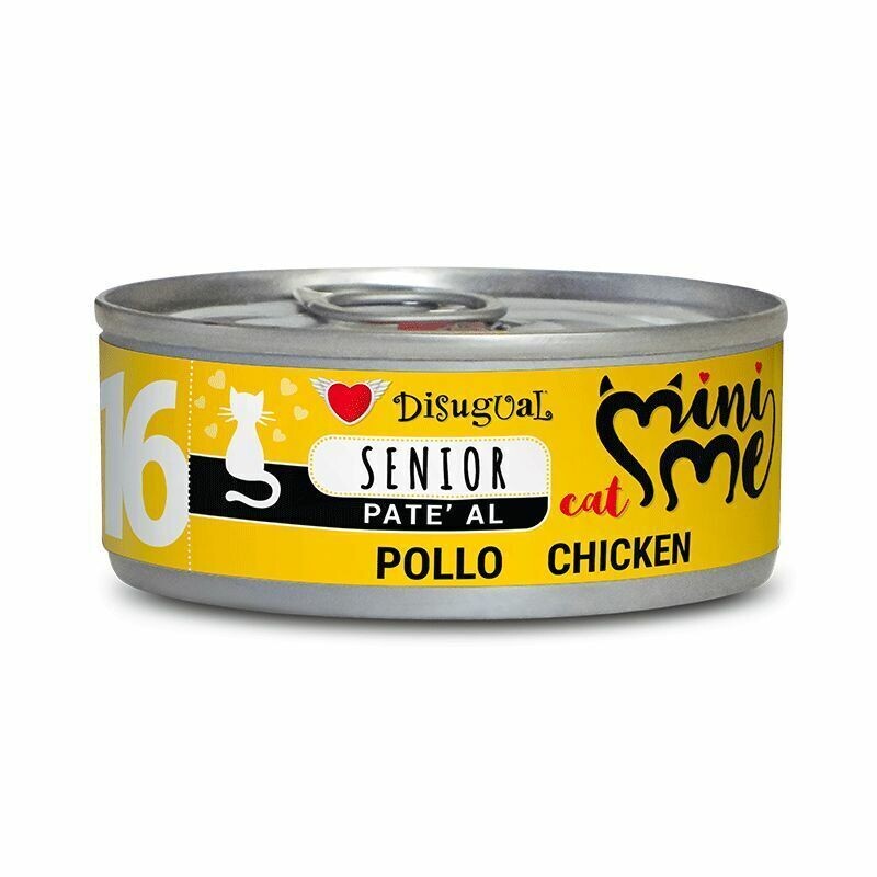 Disugual MiniMe16 Senior Pollo Umido per gatti 85 g