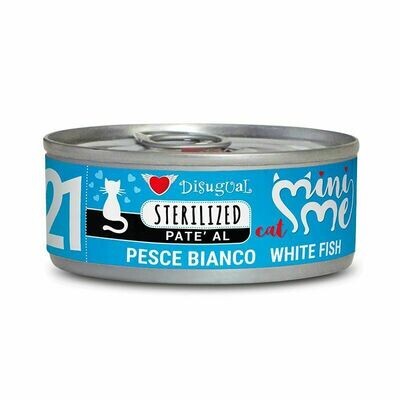 ​Disugual MiniMe21 Sterilized Pesce Bianco Umido per gatti 85g