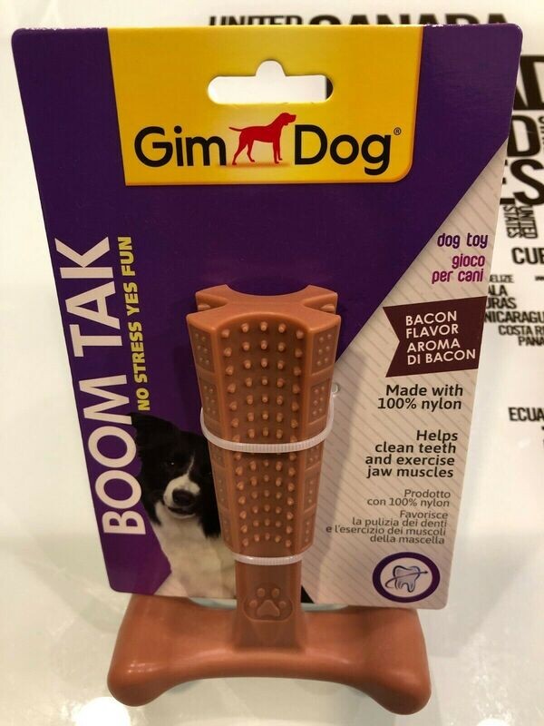 Boom Tak T-Bone Bacon Gioco aromatizzato per cani
